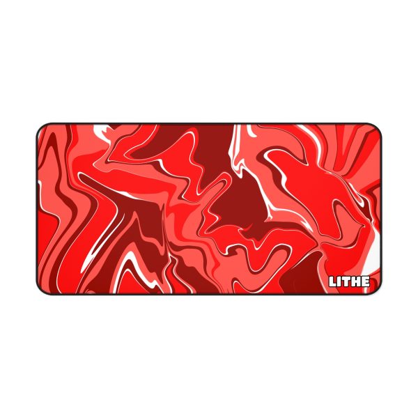 Red Swirl Deskpad